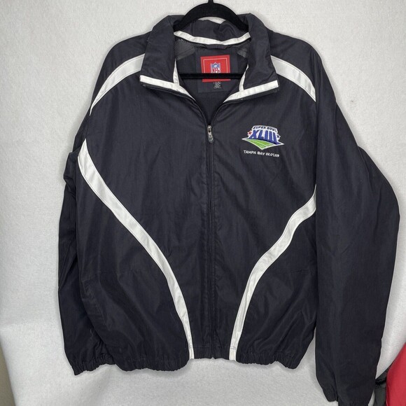 Men's NFL Tampa Bay Superbowl Host 2009 NFL Zip Jacket Windbreaker Size X-Large - Picture 2 of 12